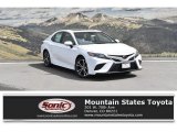 2018 Super White Toyota Camry SE #128076292