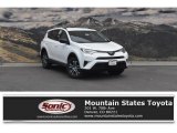 2018 Super White Toyota RAV4 LE #128076256