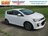 2018 Summit White Chevrolet Sonic LT Hatchback #128089784