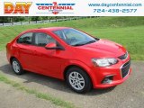 2018 Red Hot Chevrolet Sonic LS Sedan #128089783