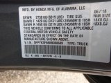 2019 Ridgeline Color Code for Modern Steel Metallic - Color Code: NH797M