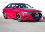 2018 San Marino Red Honda Accord Sport Sedan #128089845