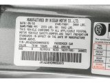 2017 370Z Color Code for Gun Metallic - Color Code: KAD