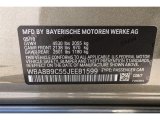 2018 3 Series Color Code for Platinum Silver Metallic - Color Code: C08