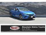 2018 Blue Streak Metallic Toyota Camry SE #128151966