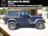 2004 Patriot Blue Pearl Jeep Wrangler Unlimited 4x4 #128152038