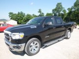 2019 Diamond Black Crystal Pearl Ram 1500 Big Horn Crew Cab 4x4 #128172569
