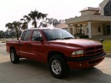 2001 Flame Red Dodge Dakota Sport Quad Cab #12807171