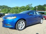 Lightning Blue Ford Fusion in 2018