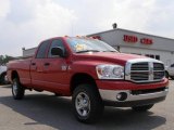 2009 Flame Red Dodge Ram 2500 Big Horn Edition Quad Cab 4x4 #12804592