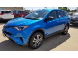 2018 Electric Storm Blue Toyota RAV4 LE #128217535