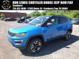 2018 Laser Blue Pearl Jeep Compass Trailhawk 4x4 #128217289