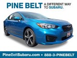 2018 Island Blue Pearl Subaru Impreza 2.0i Sport 4-Door #128248261