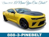2018 Bright Yellow Chevrolet Camaro SS Coupe #128248180