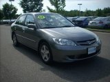 2004 Magnesium Metallic Honda Civic EX Sedan #12794481