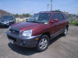 2004 Merlot Red Hyundai Santa Fe GLS 4WD #12808546