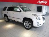 2018 Crystal White Tricoat Cadillac Escalade Platinum 4WD #128307005