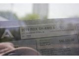 2019 Acura RDX A-Spec AWD Window Sticker