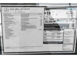 2018 Mercedes-Benz GLE 43 AMG 4Matic Window Sticker