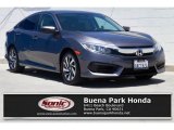 2017 Sonic Gray Pearl Honda Civic EX Sedan #128379594