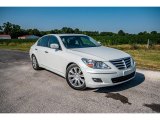 2009 White Satin Pearl Hyundai Genesis 3.8 Sedan #128436761