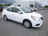 Fresh Powder White Nissan Versa in 2018