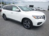 2018 Pearl White Nissan Pathfinder Platinum 4x4 #128436748