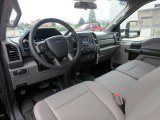 2019 Ford F550 Super Duty XL SuperCab 4x4 Chassis Earth Gray Interior