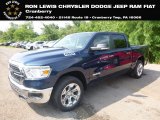 2019 Patriot Blue Pearl Ram 1500 Big Horn Crew Cab 4x4 #128478293