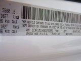 2019 Cherokee Color Code for Bright White - Color Code: PW7
