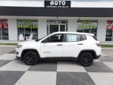 White Jeep Compass in 2018