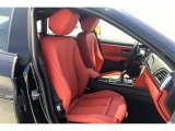2019 BMW 4 Series 430i Gran Coupe Coral Red Interior