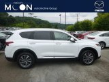 2019 Quartz White Hyundai Santa Fe Ultimate AWD #128542681