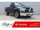 2011 Brilliant Black Crystal Pearl Dodge Ram 1500 SLT Regular Cab #128582619