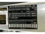 2018 GLE Color Code for Iridium Silver Metallic - Color Code: 775