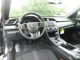 2018 Honda Civic LX Hatchback Gray Interior