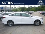 2018 Quartz White Pearl Hyundai Sonata SE #128602258