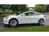2018 Pearl White Multi-Coat Tesla Model 3 Long Range #128601993