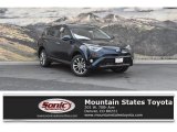 2018 Galactic Aqua Mica Toyota RAV4 Limited AWD Hybrid #128602052