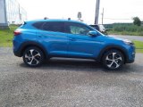 Caribbean Blue Hyundai Tucson in 2018
