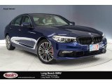 2018 Mediterranean Blue Metallic BMW 5 Series 540i Sedan #128632975