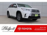 2018 Blizzard White Pearl Toyota Highlander XLE #128669110