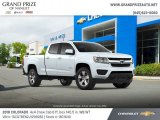 2018 Summit White Chevrolet Colorado WT Crew Cab 4x4 #128669085