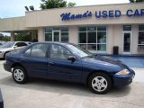 2001 Indigo Blue Metallic Chevrolet Cavalier LS Sedan #12857595