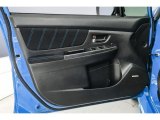 2016 Subaru WRX STI HyperBlue Limited Edition Door Panel