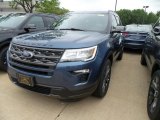 2018 Blue Metallic Ford Explorer XLT 4WD #128695558