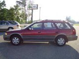 1996 Mica Ruby Red Pearl Subaru Legacy Outback Wagon #12861173