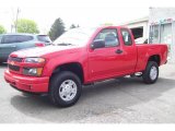 2008 Victory Red Chevrolet Colorado LS Extended Cab 4x4 #12843475
