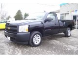 2008 Black Chevrolet Silverado 1500 Work Truck Regular Cab #12843469