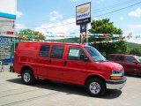 2009 Victory Red Chevrolet Express 2500 Cargo Van #12843443